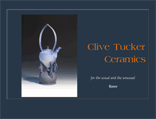 Tablet Screenshot of clivetuckerceramics.ca